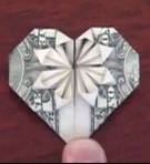 Cómo hacer figuras en origami con un dólar